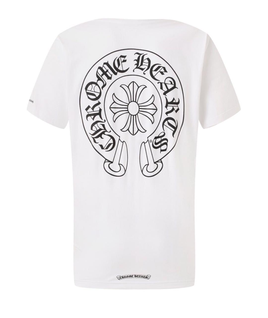 CHROME HEARTS Белая хлопковая футболка, фото 2
