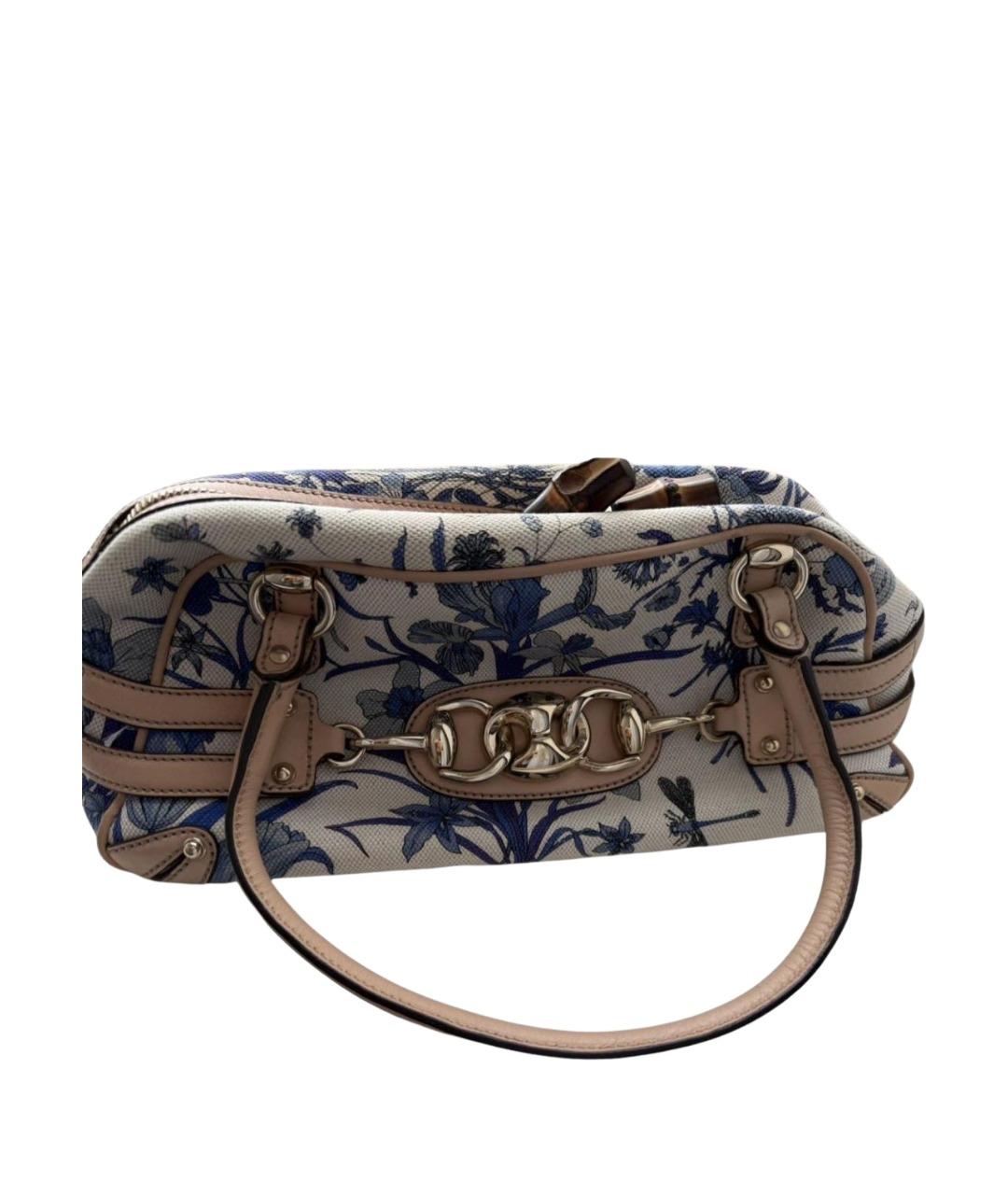 GUCCI Мульти тканевая сумка с короткими ручками, фото 1