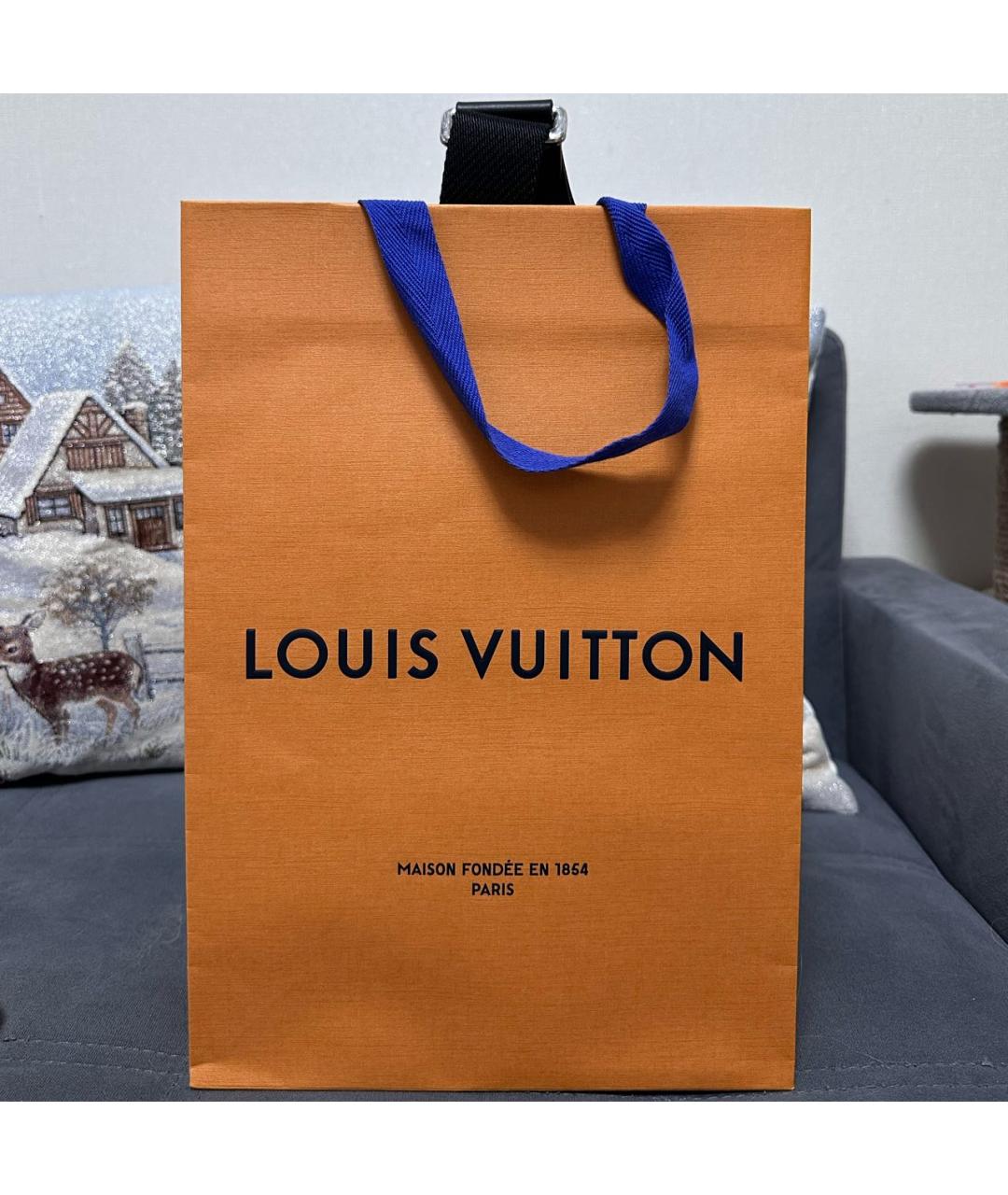 LOUIS VUITTON Черная сумка на плечо, фото 6