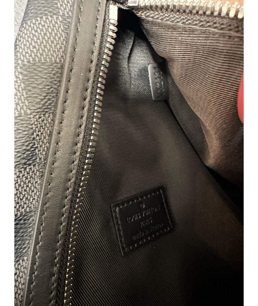 LOUIS VUITTON Черная сумка на плечо, фото 4