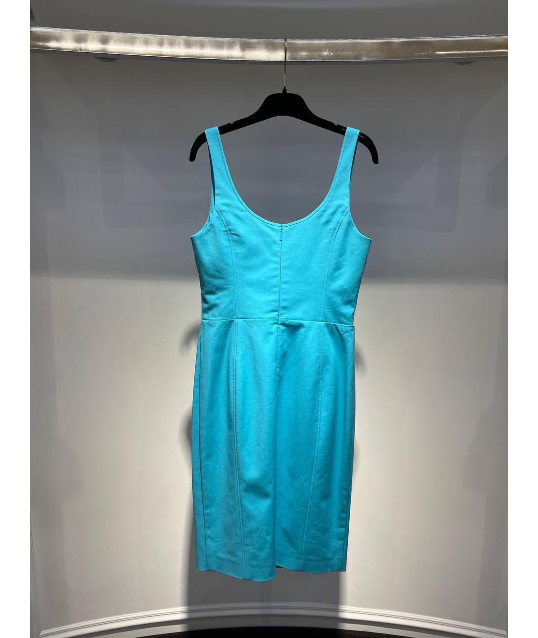 VERSACE Бирюзовое повседневное платье, фото 2