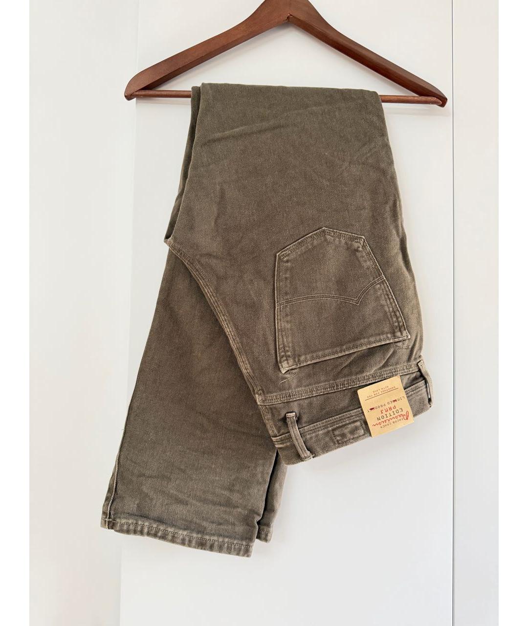 JACOB COHEN Серые хлопковые прямые джинсы, фото 8