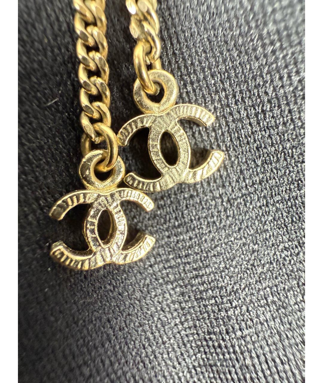 CHANEL Золотое металлическое колье, фото 5