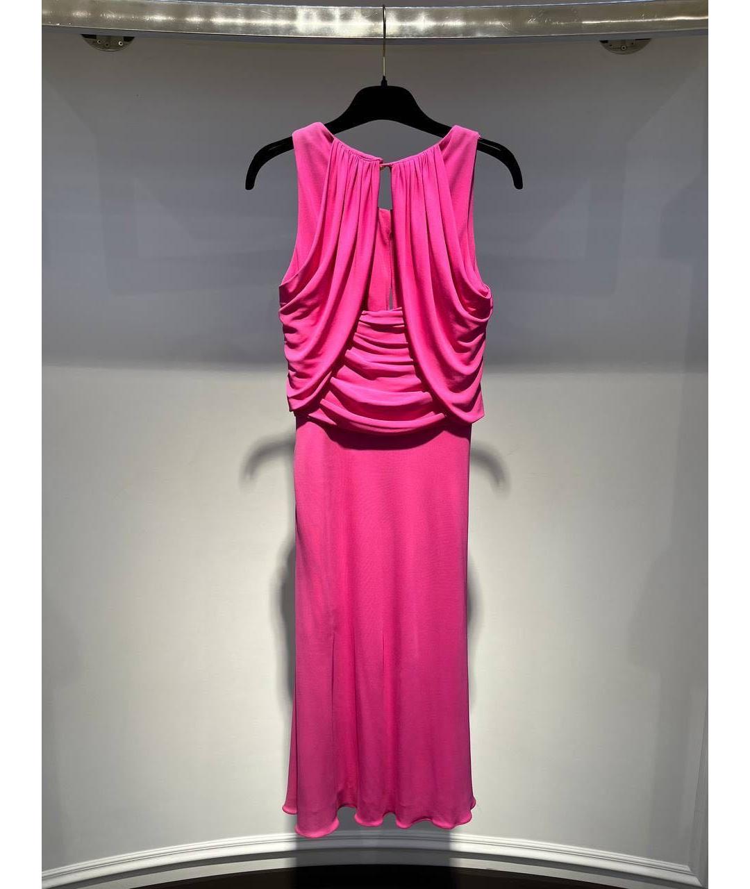 VERSACE Фуксия повседневное платье, фото 2