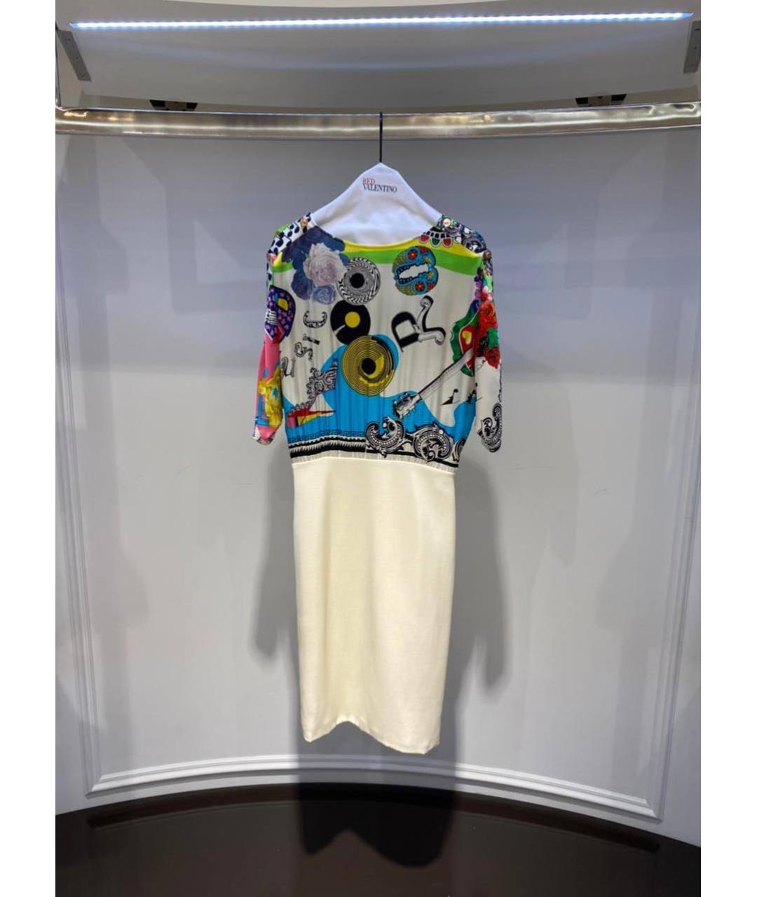 VERSACE Мульти повседневное платье, фото 3