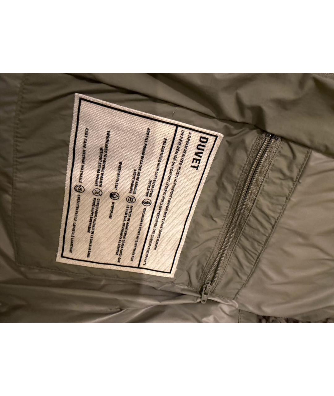 MOOSE KNUCKLES Зеленый полиамидовый жилет, фото 4