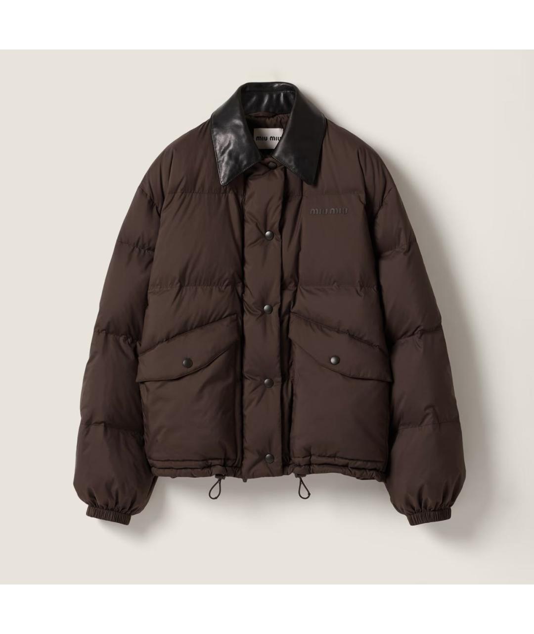MIU MIU Коричневый пуховик, фото 5