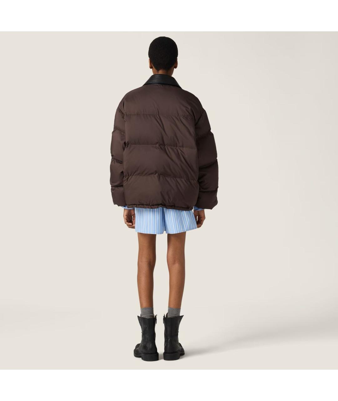 MIU MIU Коричневый пуховик, фото 3