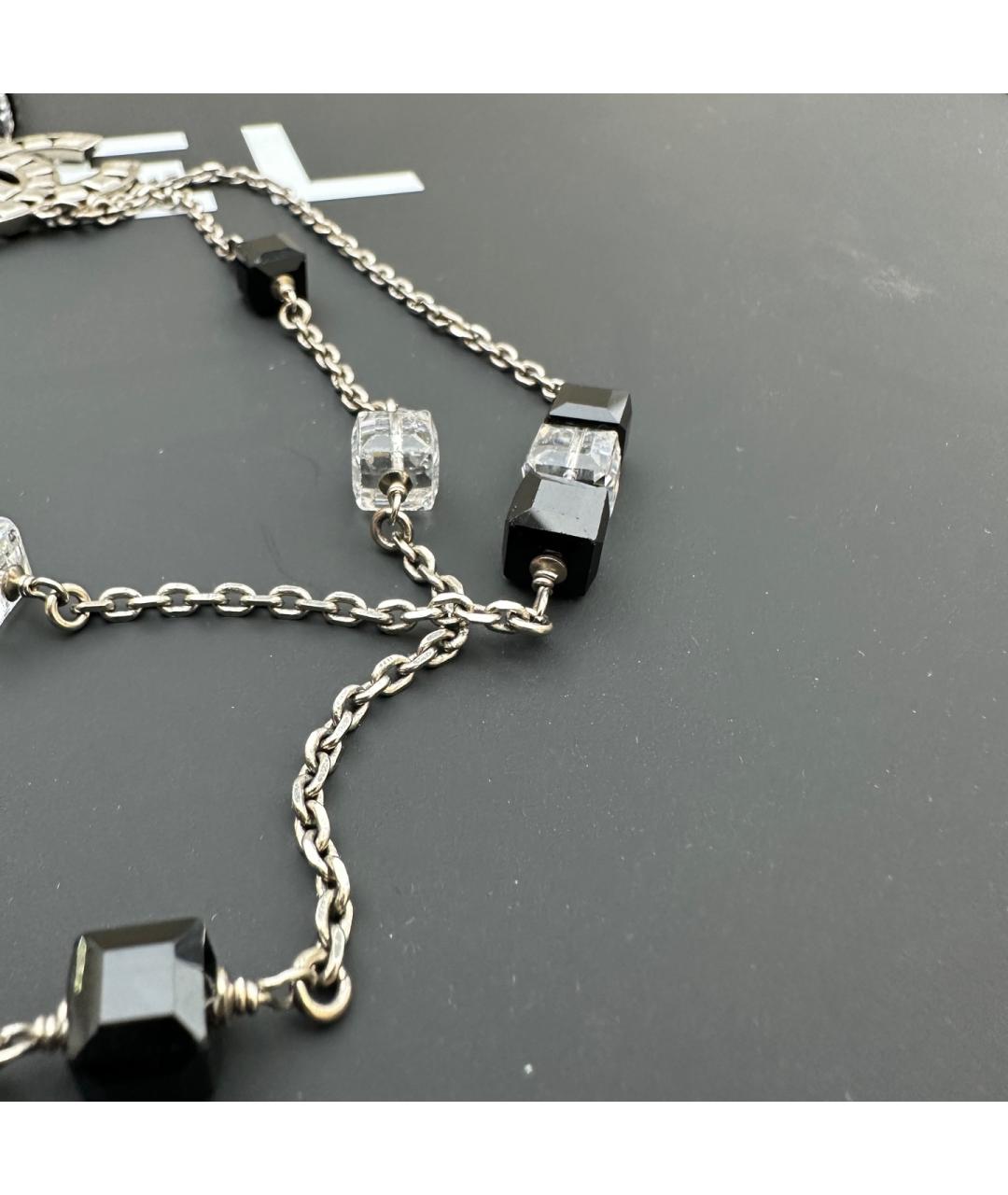 CHANEL Серебряное металлическое колье, фото 7