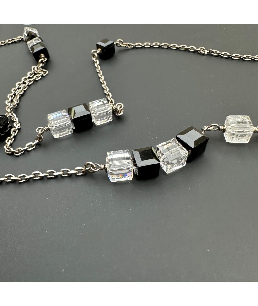 CHANEL Серебряное металлическое колье, фото 8