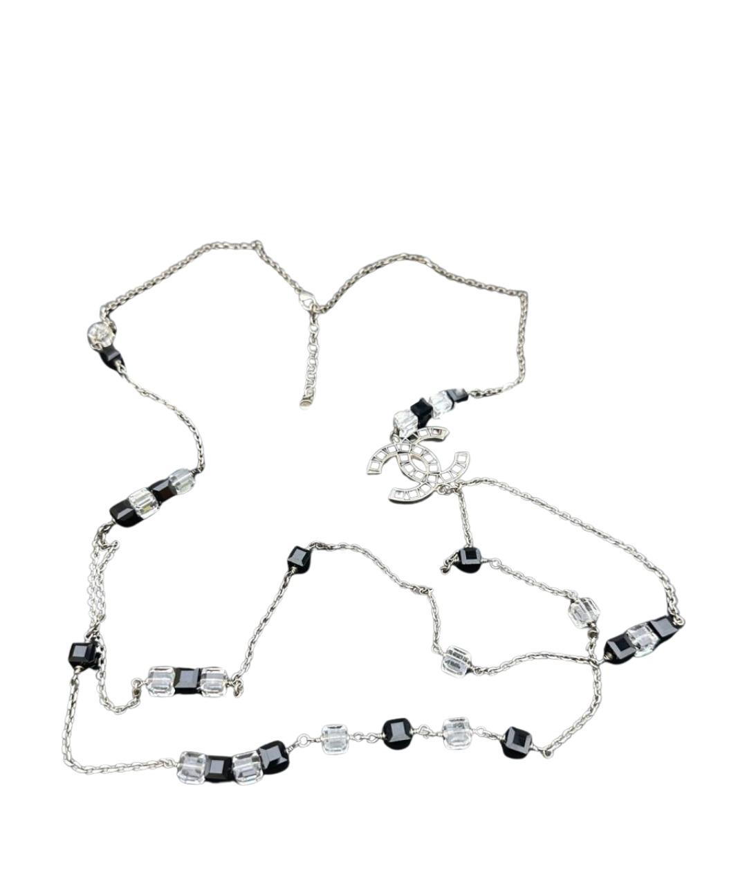 CHANEL Серебряное металлическое колье, фото 1