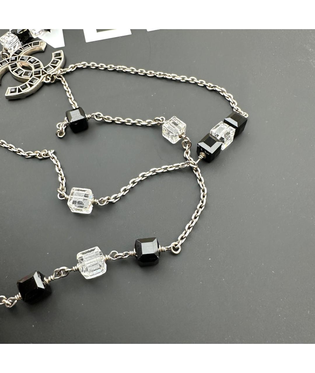 CHANEL Серебряное металлическое колье, фото 5