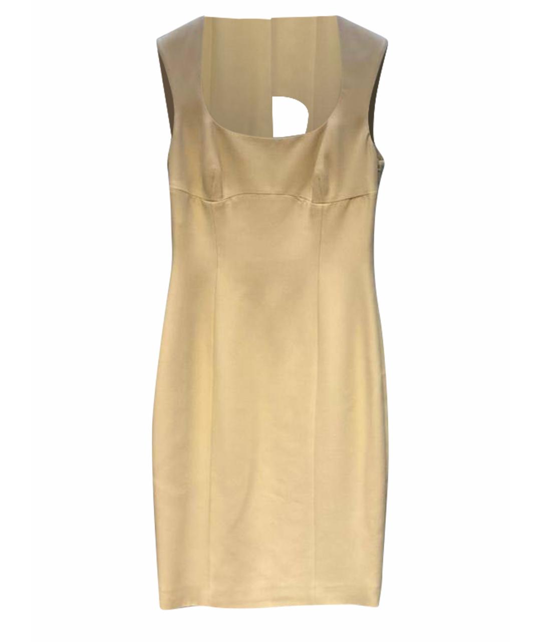 VERSACE Бежевое повседневное платье, фото 1