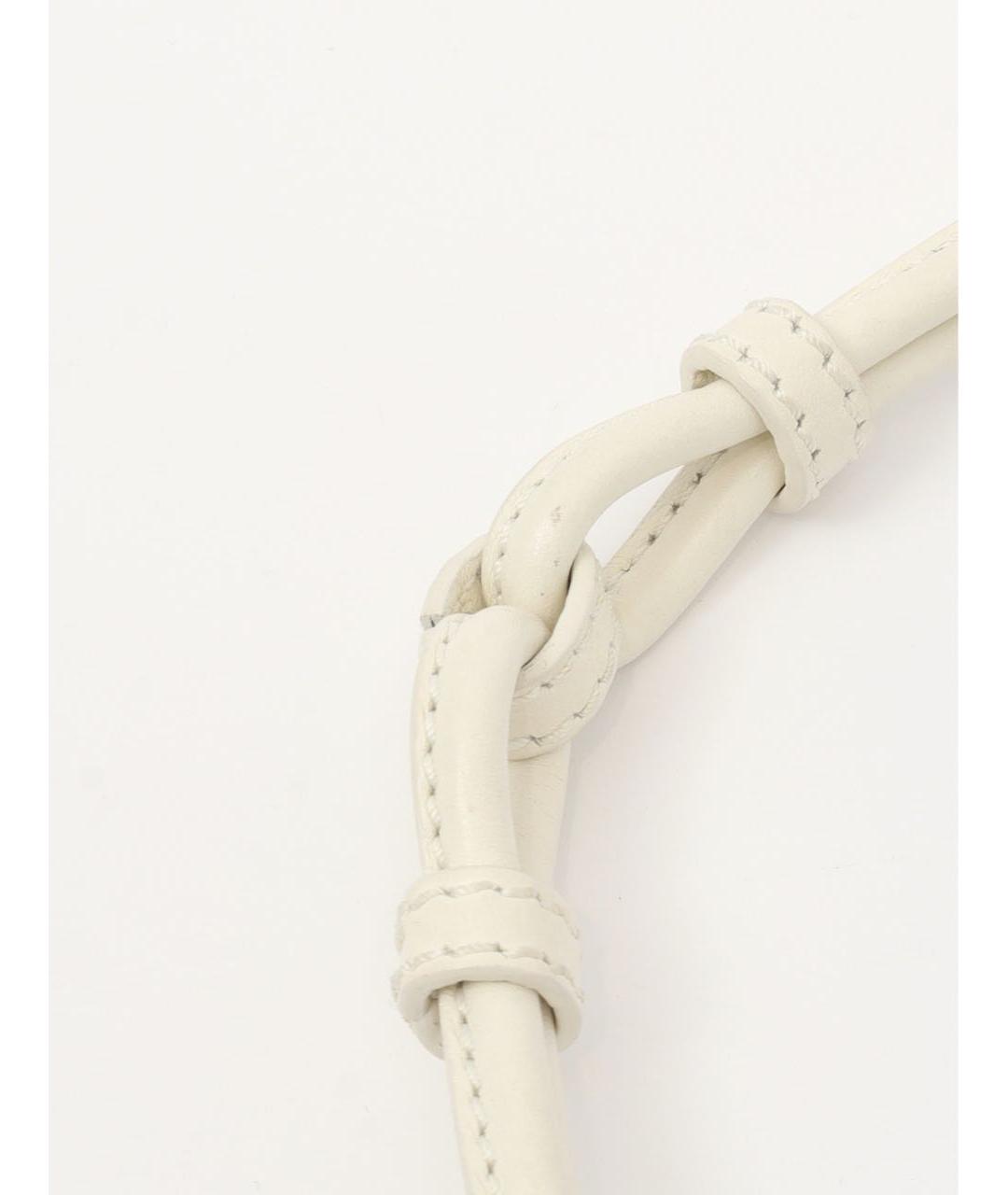 CELINE Бежевый кожаный ремень, фото 3