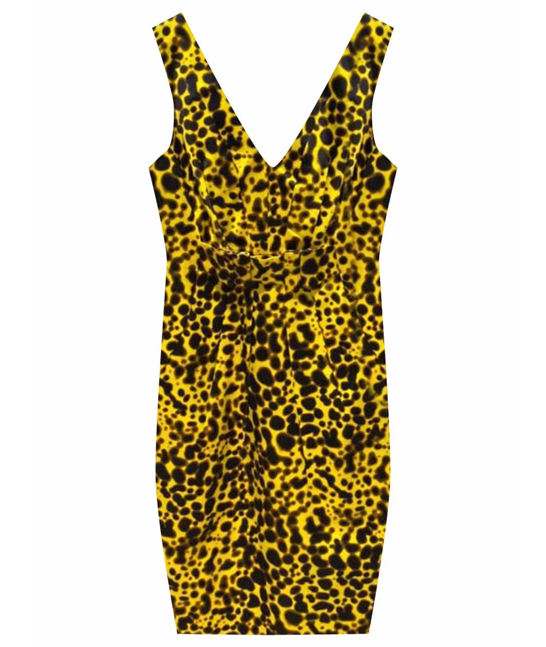 VERSACE Мульти повседневное платье, фото 1