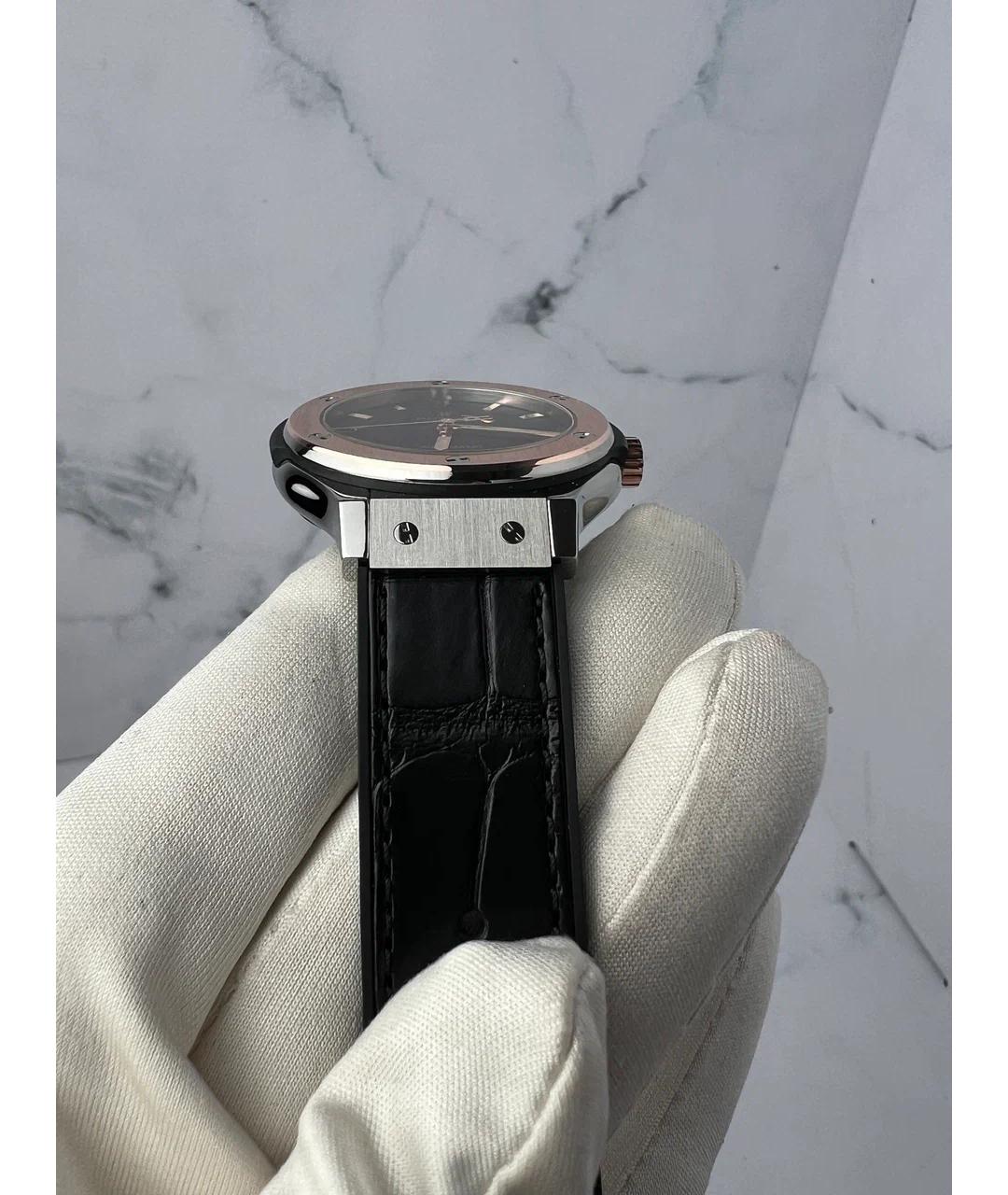 HUBLOT Черные металлические часы, фото 4