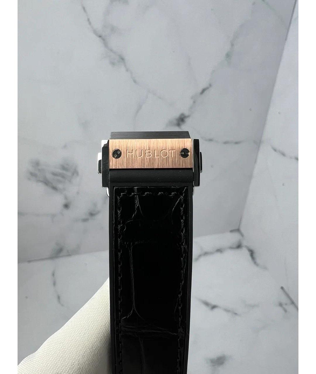 HUBLOT Черные металлические часы, фото 5