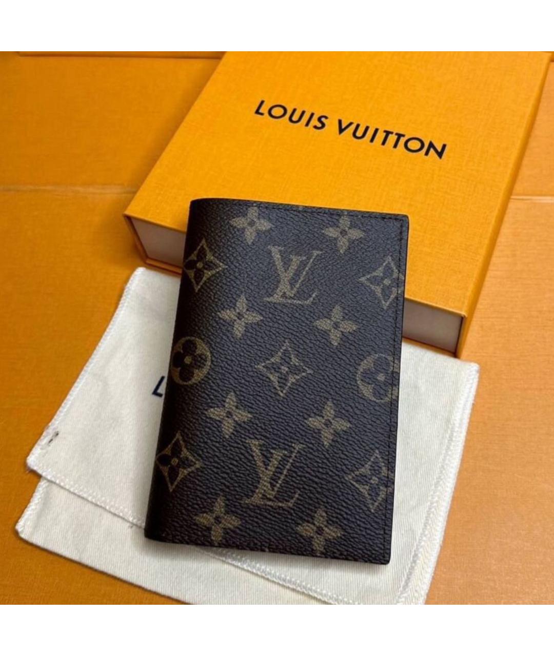 LOUIS VUITTON Коричневая визитница, фото 2
