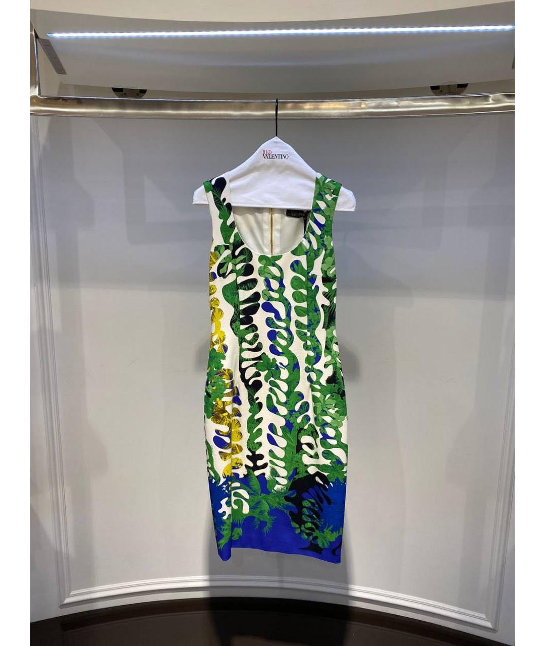 VERSACE Мульти повседневное платье, фото 3