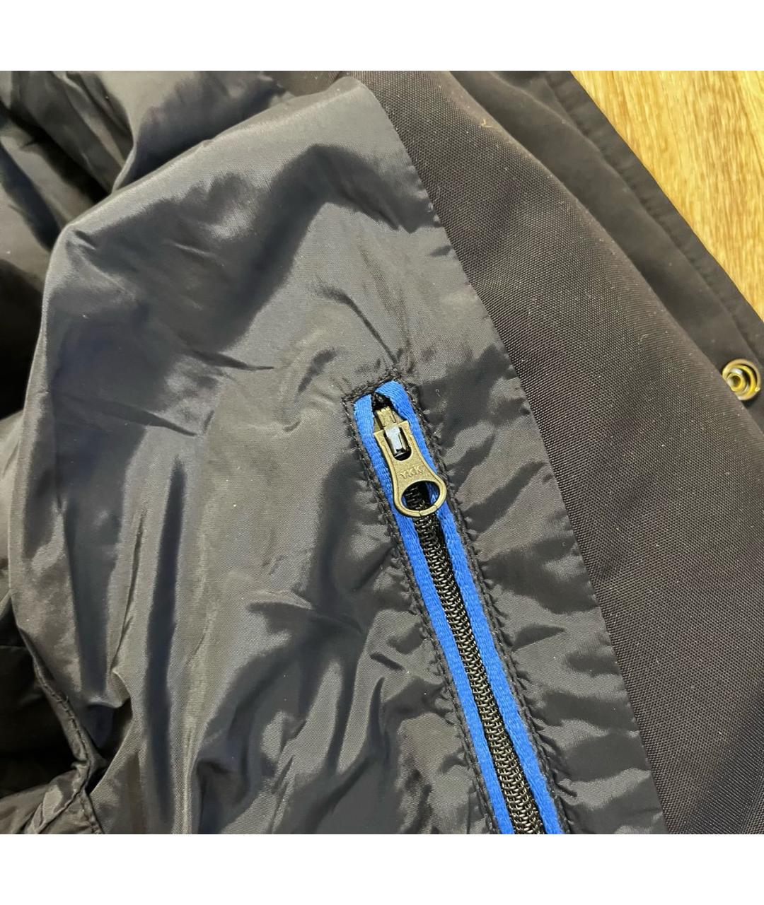 CERRUTI 1881 Темно-синий полиэстеровый тренч / плащ, фото 5