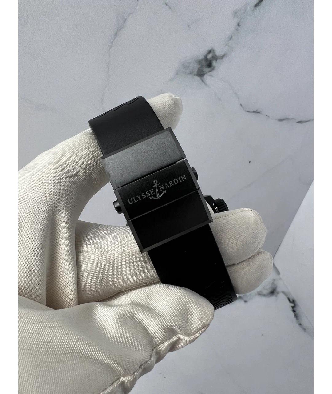 Ulysse Nardin Черные металлические часы, фото 6