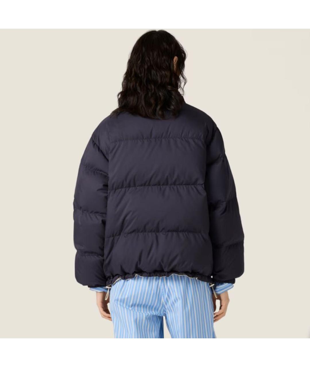 MIU MIU Темно-синяя куртка, фото 3