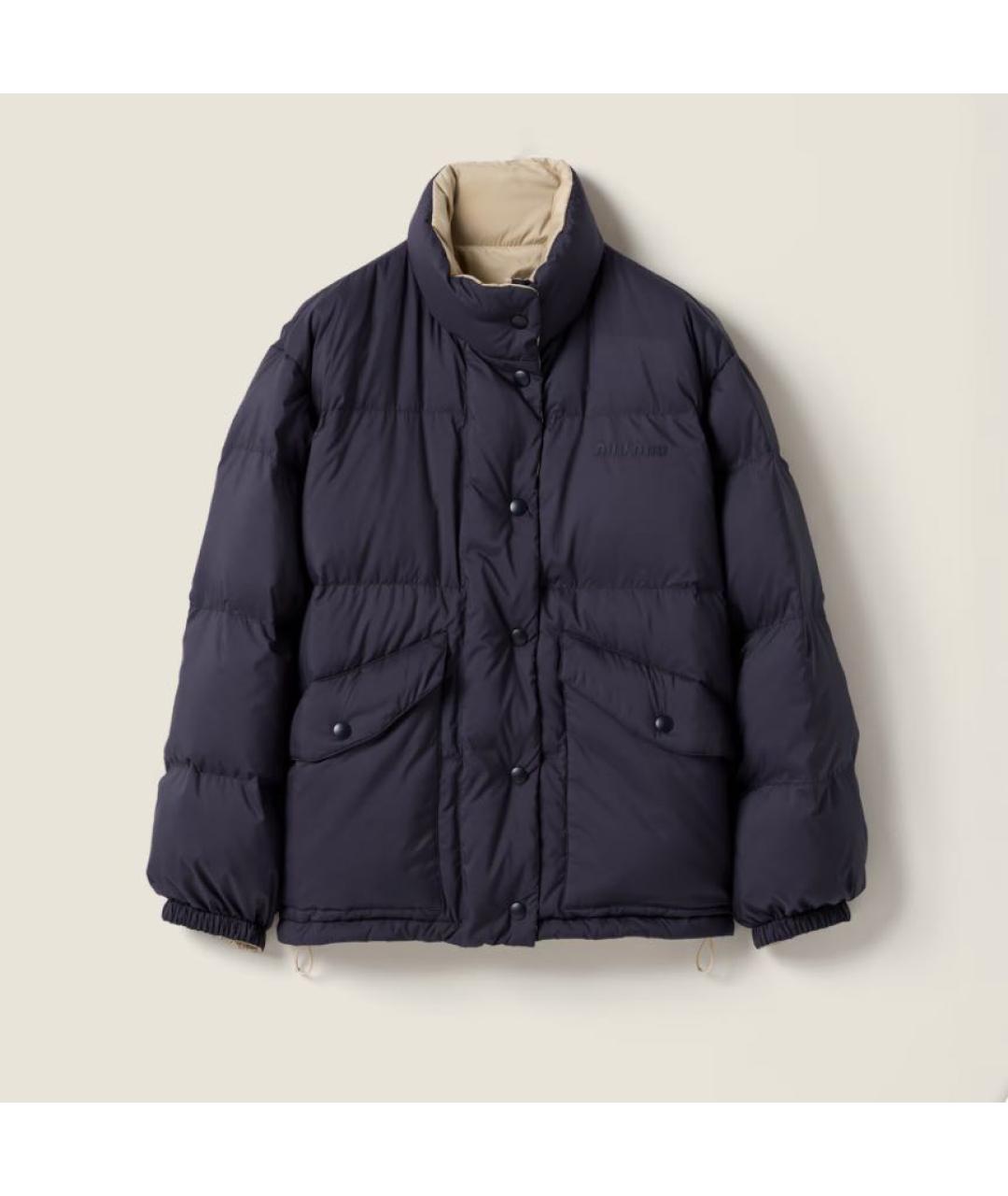 MIU MIU Темно-синяя куртка, фото 6