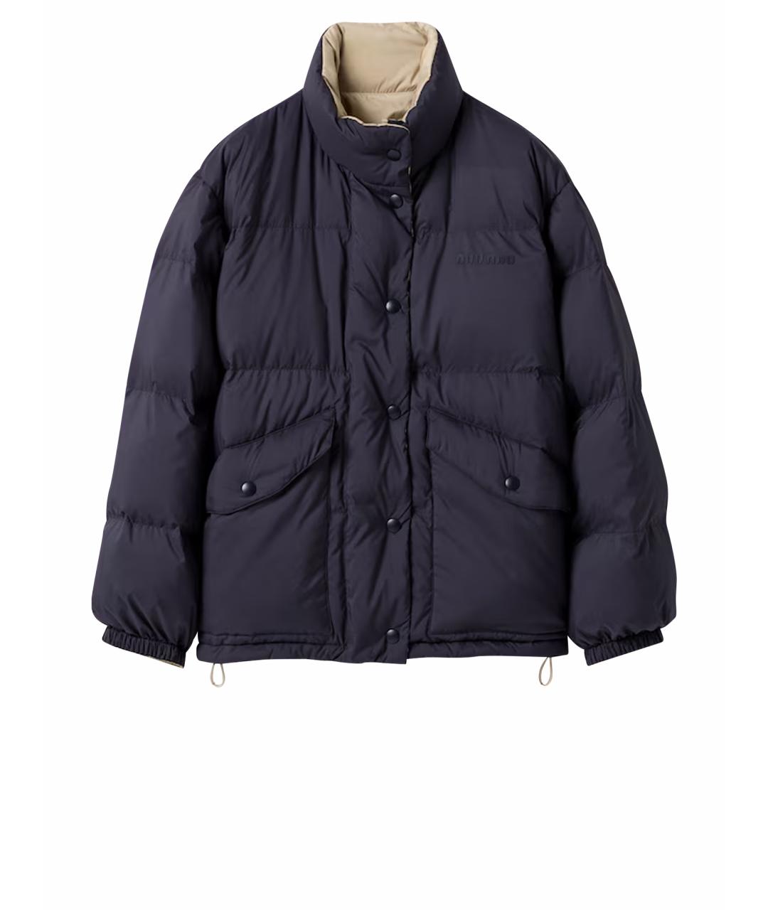 MIU MIU Темно-синяя куртка, фото 1