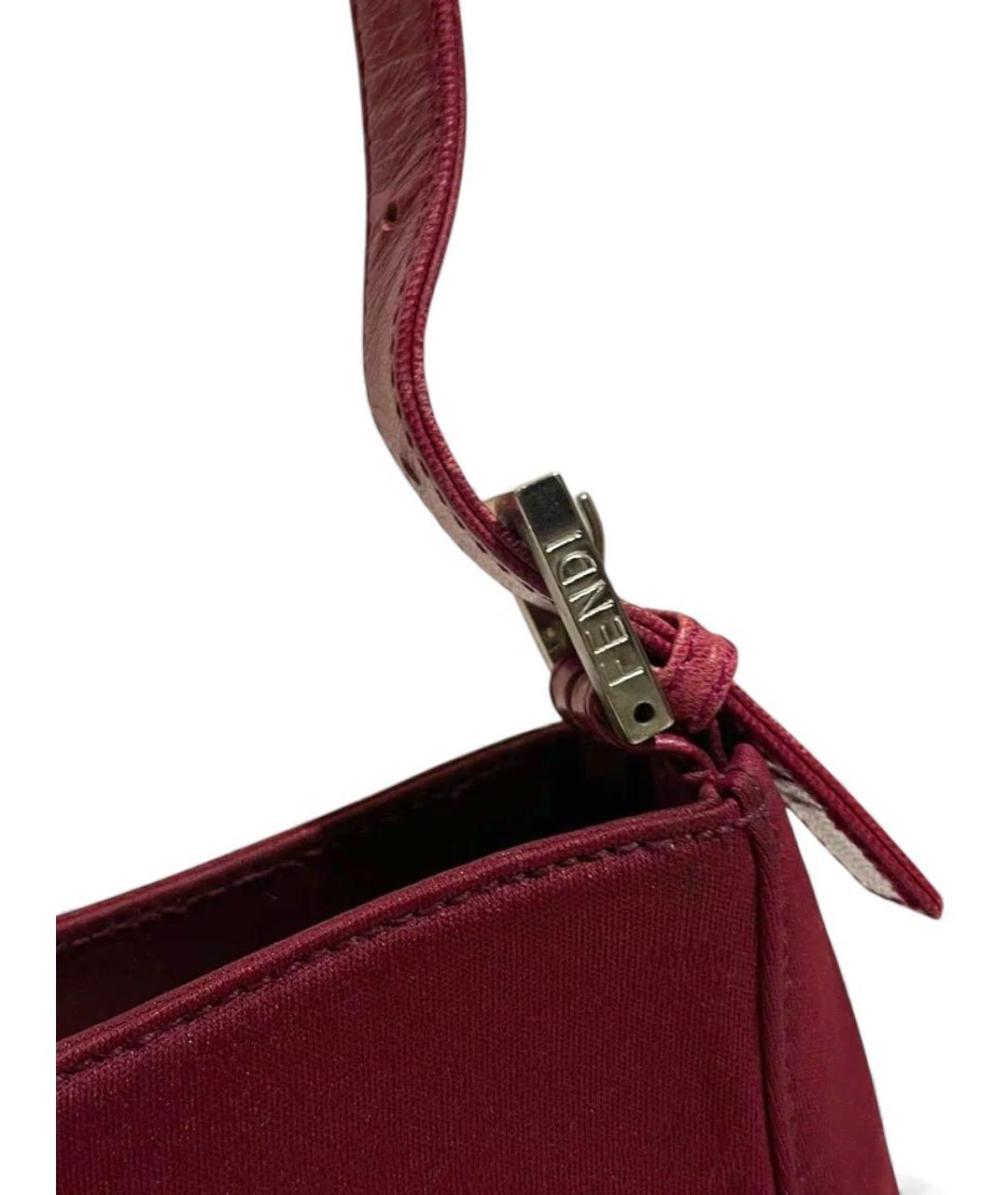 FENDI Фуксия тканевая сумка через плечо, фото 6