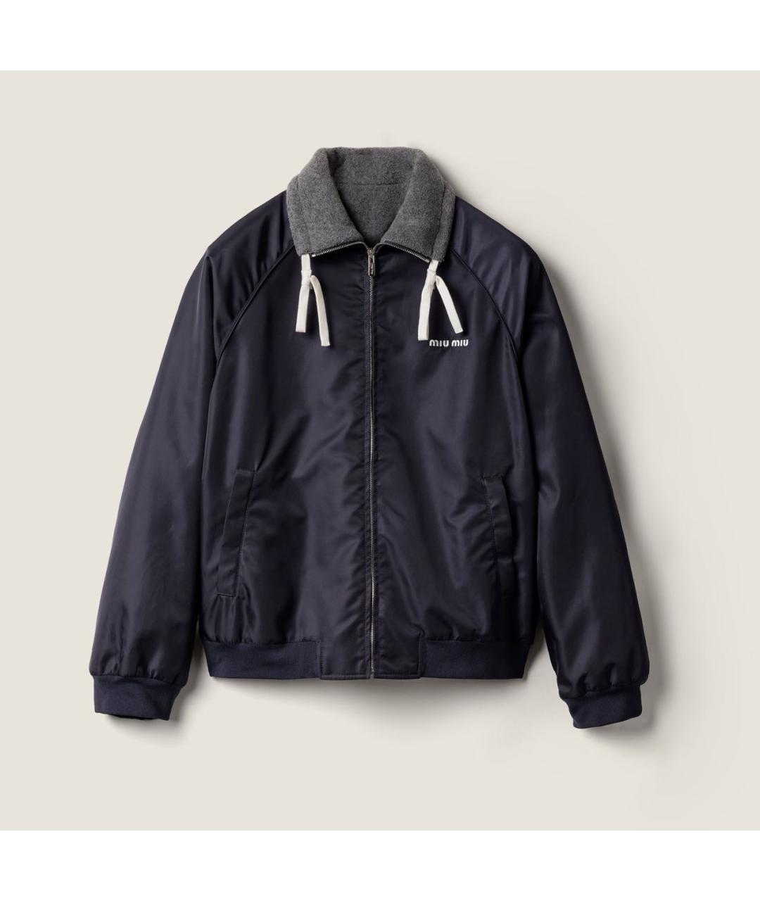 MIU MIU Темно-синяя куртка, фото 5