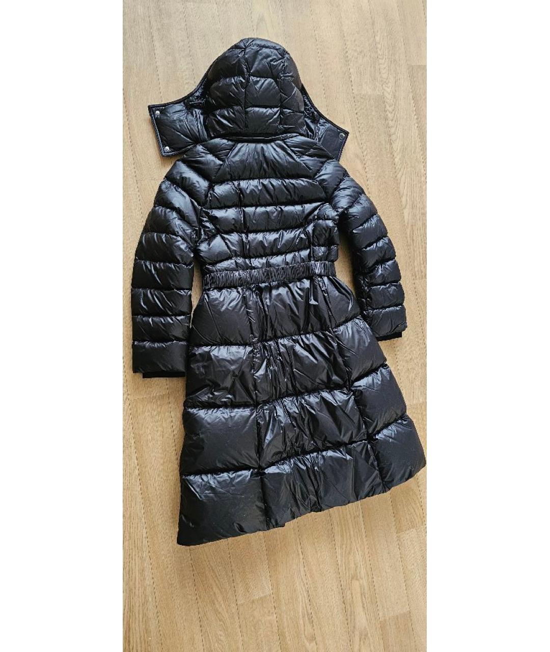 BURBERRY Черный полиэстеровый пуховик, фото 2