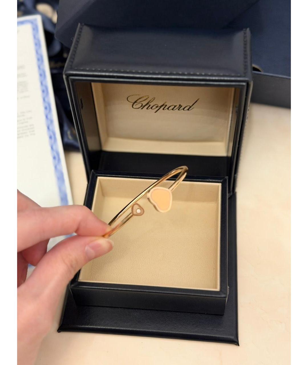 CHOPARD Розовый браслет из розового золота, фото 2