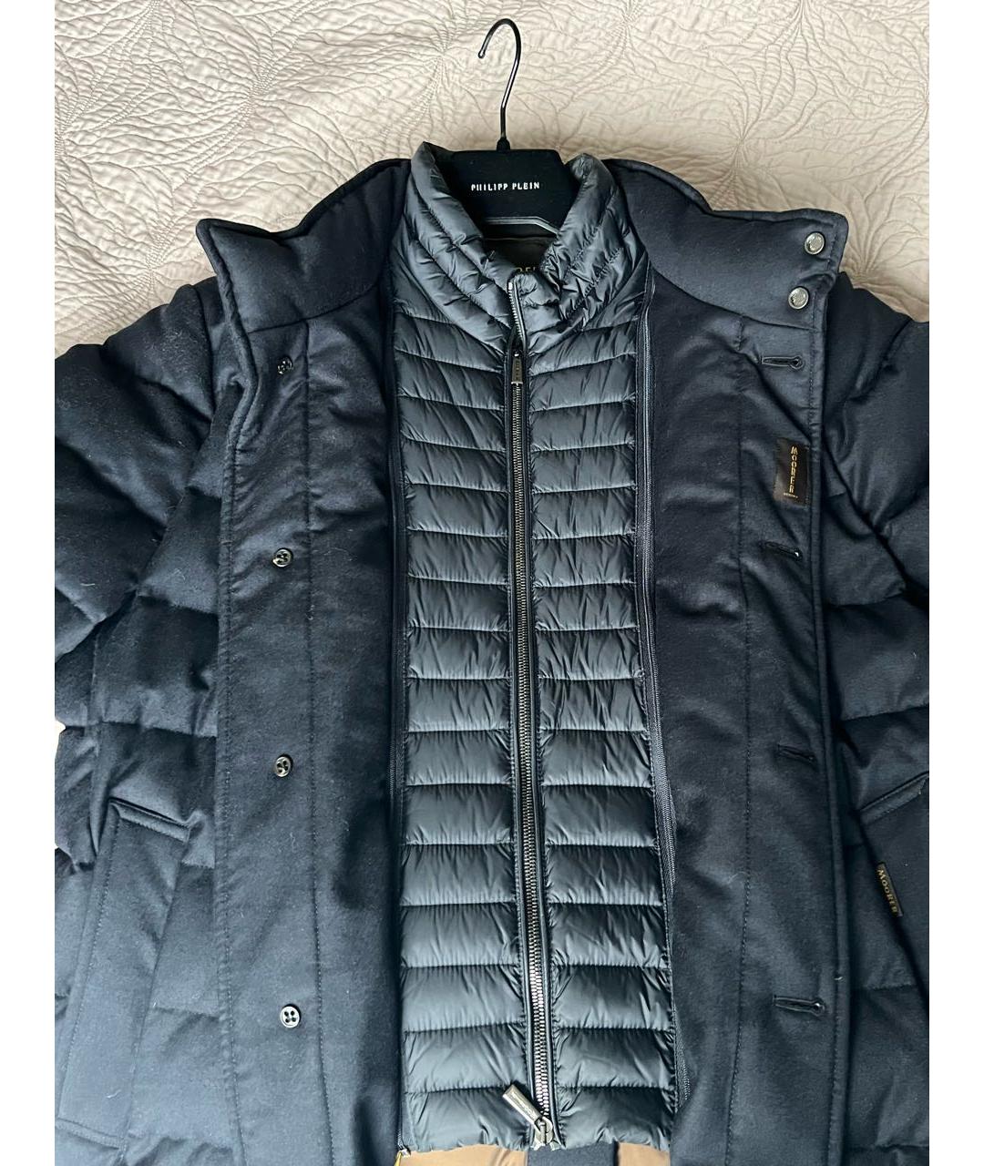 MOORER Темно-синий шерстяной пуховик, фото 6