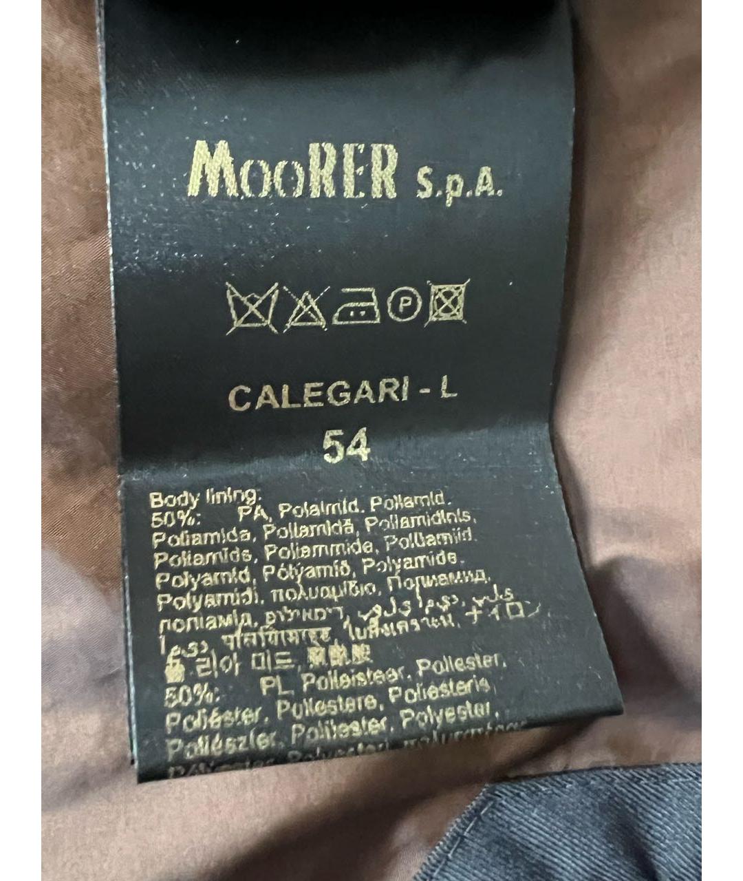 MOORER Темно-синий шерстяной пуховик, фото 8