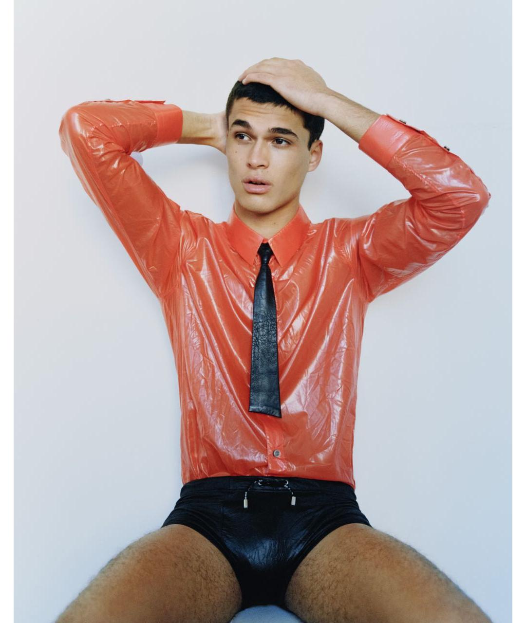 BIKKEMBERGS Оранжевая кэжуал рубашка, фото 6