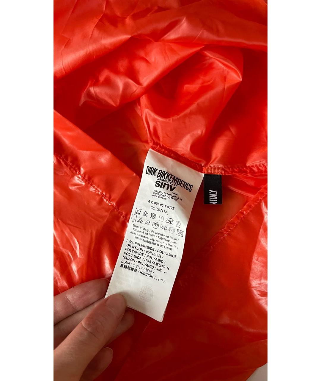 BIKKEMBERGS Оранжевая кэжуал рубашка, фото 4