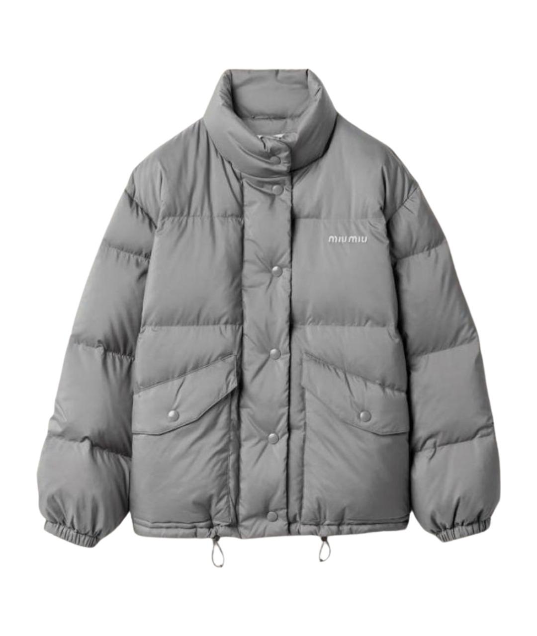 MIU MIU Серая куртка, фото 1