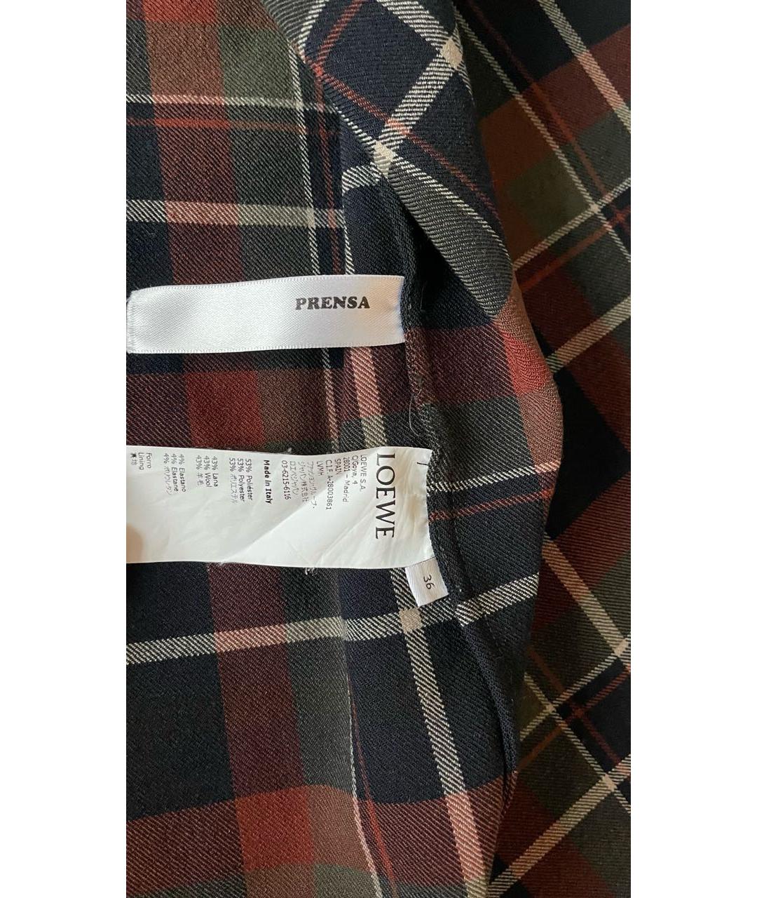 LOEWE Шерстяная кэжуал рубашка, фото 4