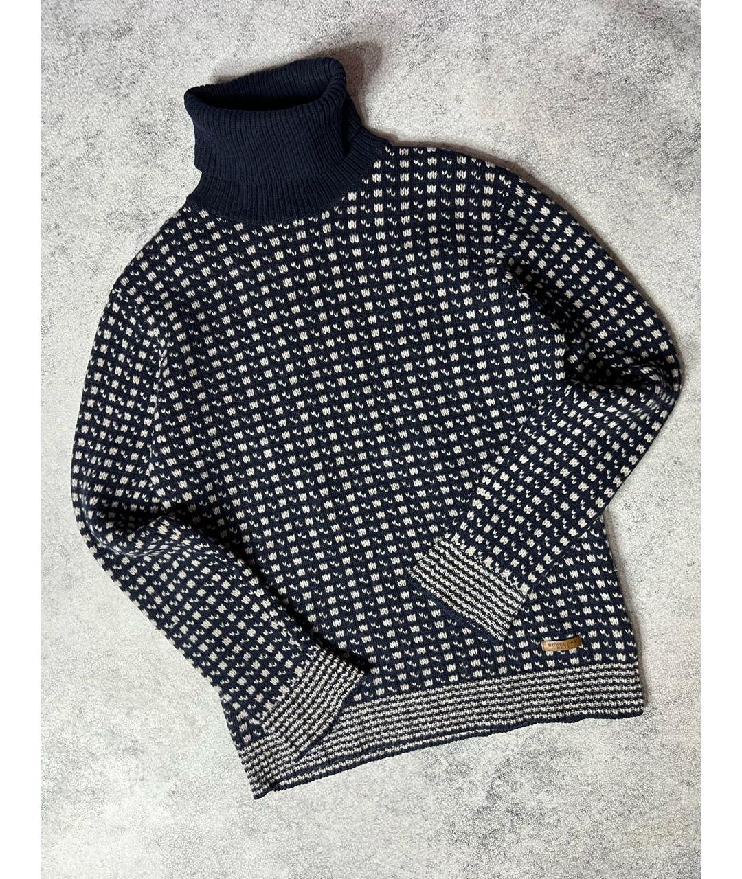 BURBERRY Мульти шерстяной джемпер / свитер, фото 7