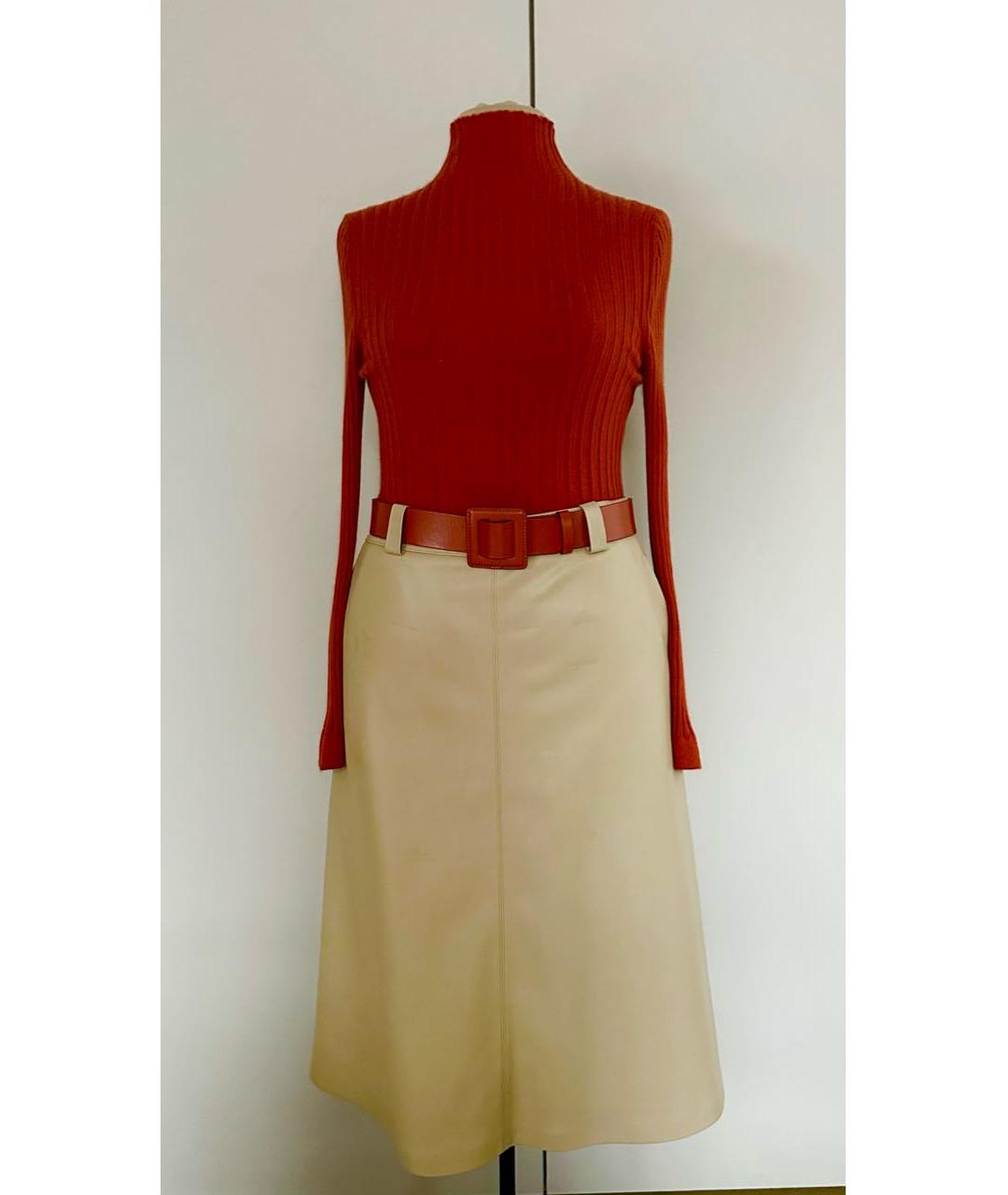 FALCONERI Оранжевая кашемировая водолазка, фото 9