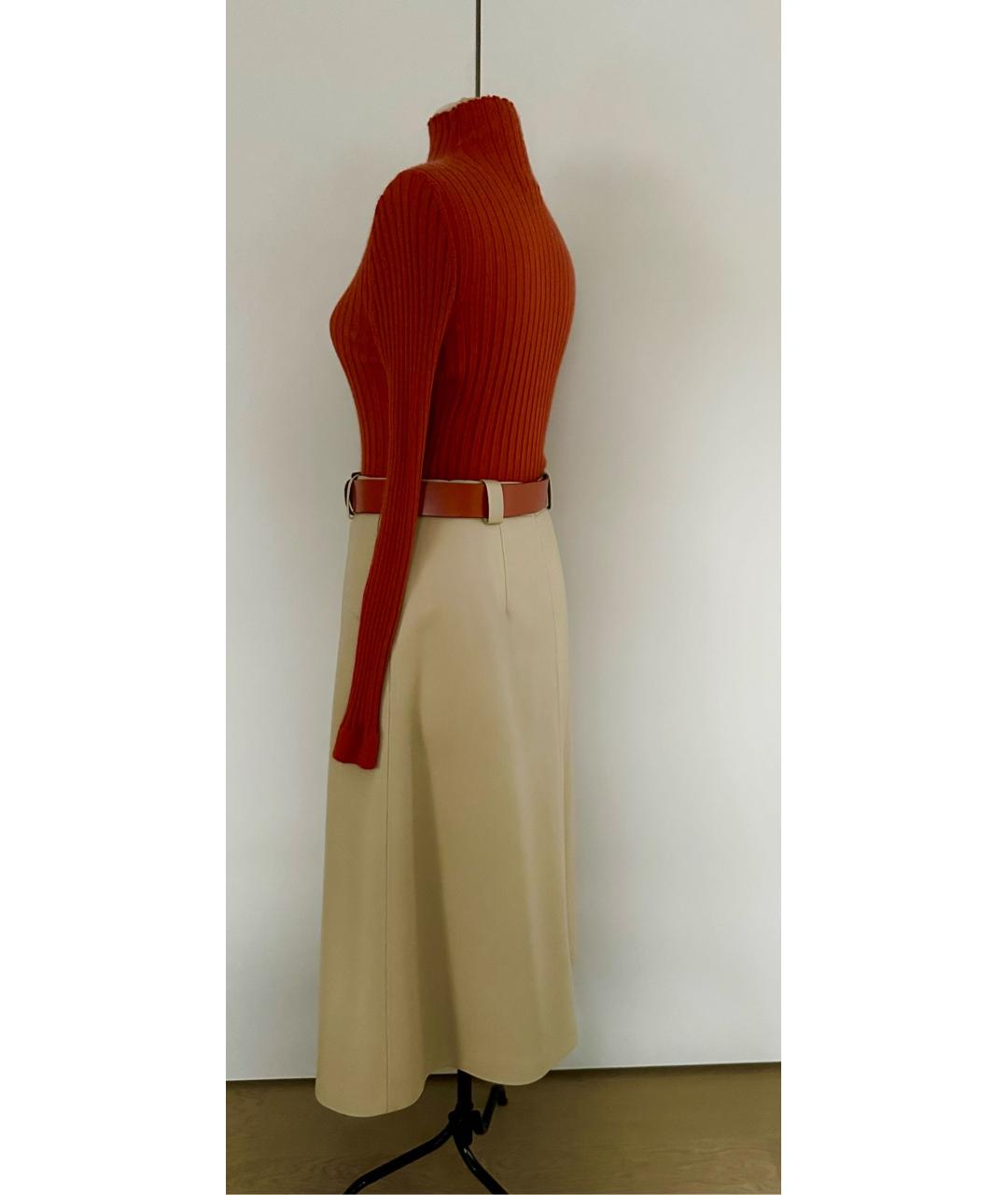 FALCONERI Оранжевая кашемировая водолазка, фото 8