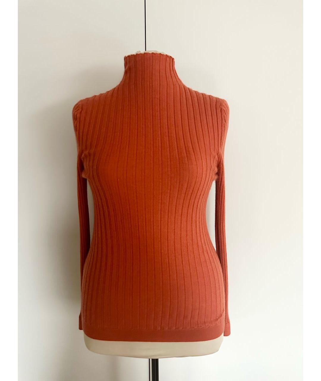 FALCONERI Оранжевая кашемировая водолазка, фото 4