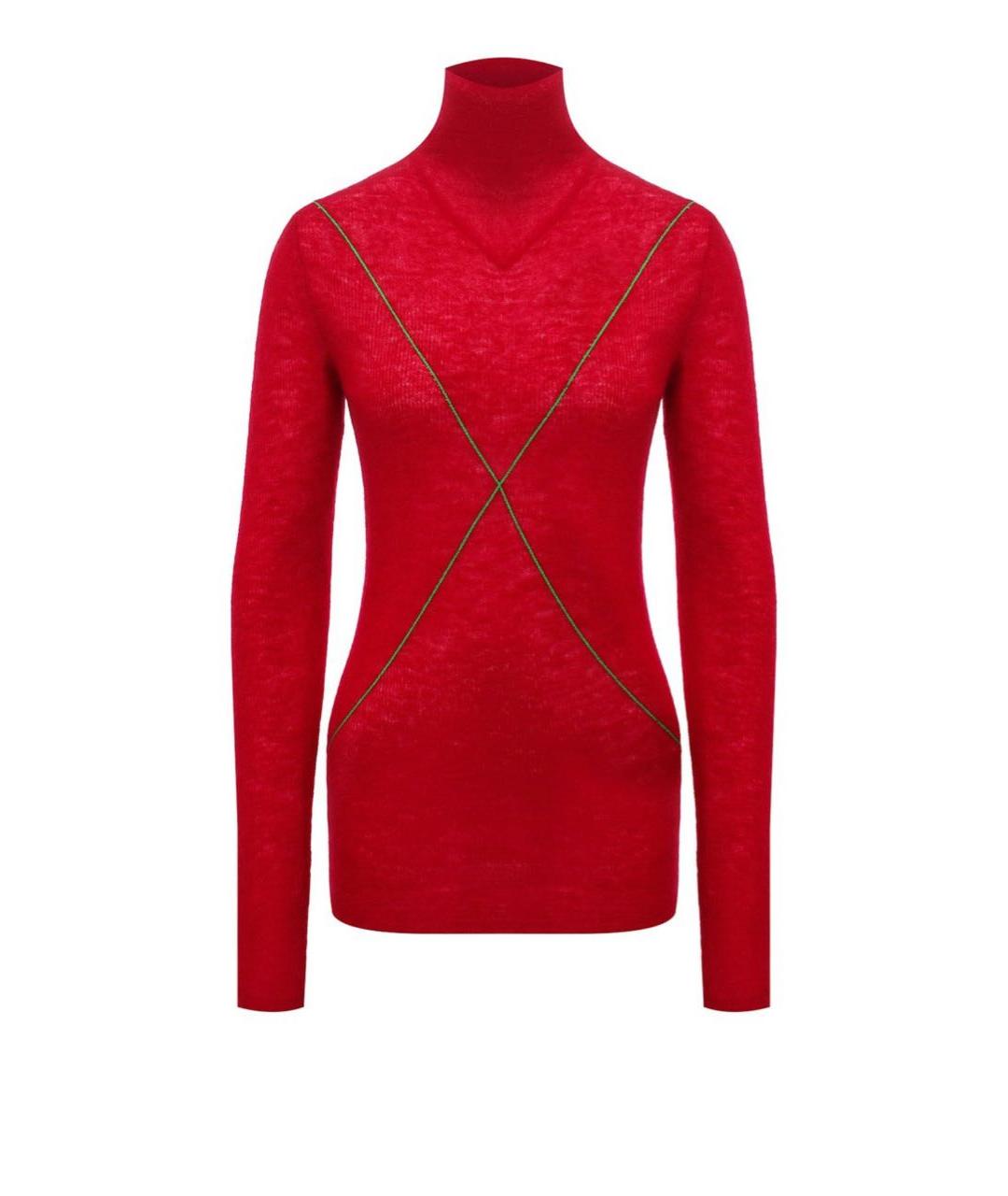 BOTTEGA VENETA Бордовая водолазка, фото 1