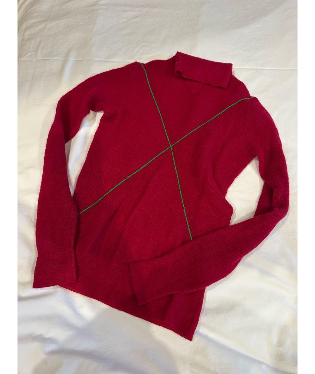 BOTTEGA VENETA Бордовая водолазка, фото 3