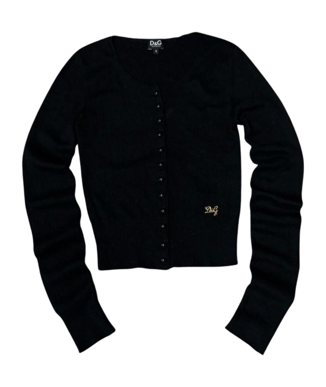 DOLCE&GABBANA Черный кашемировый кардиган, фото 1