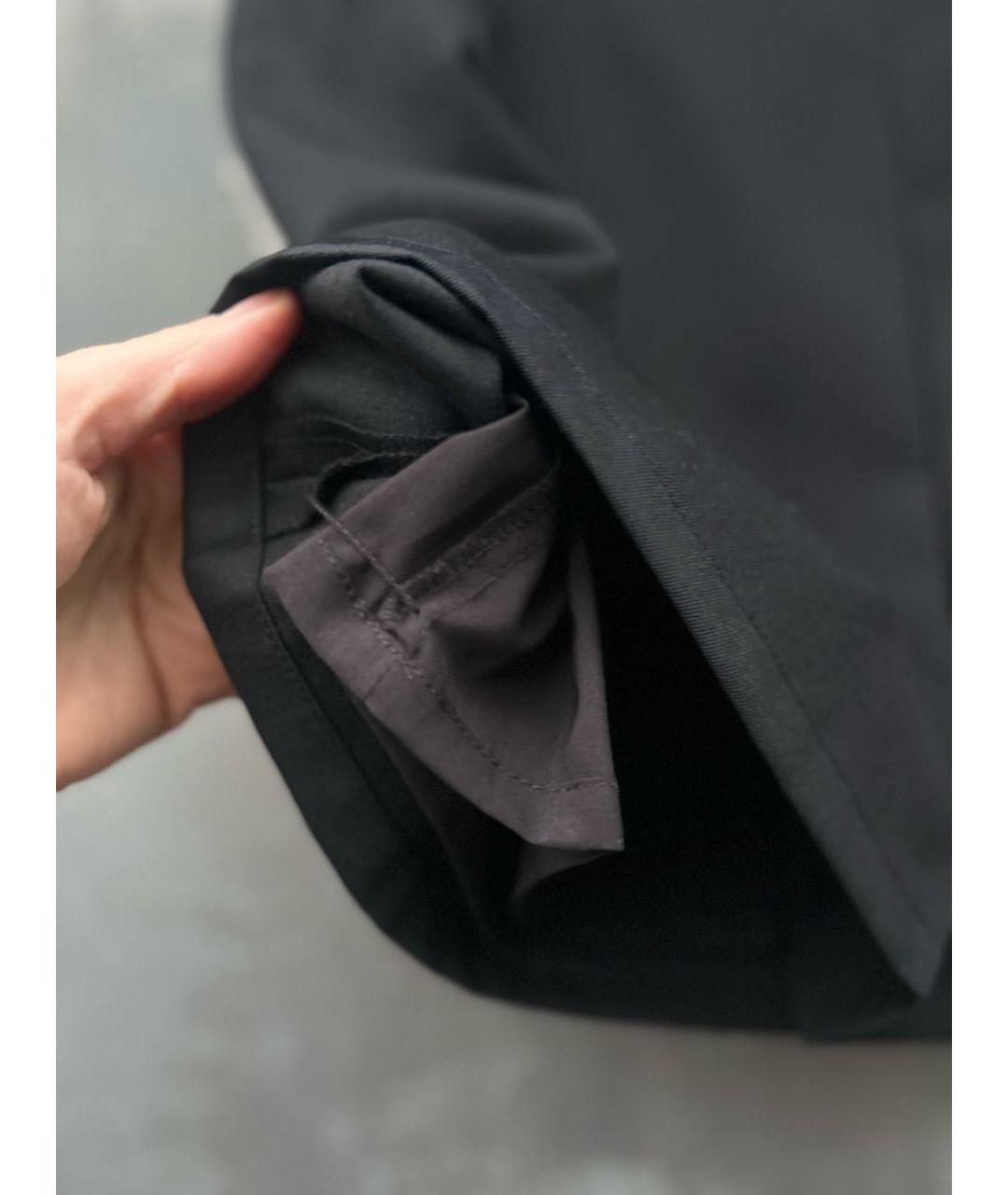 ARMANI JEANS Черная шерстяная юбка мини, фото 5