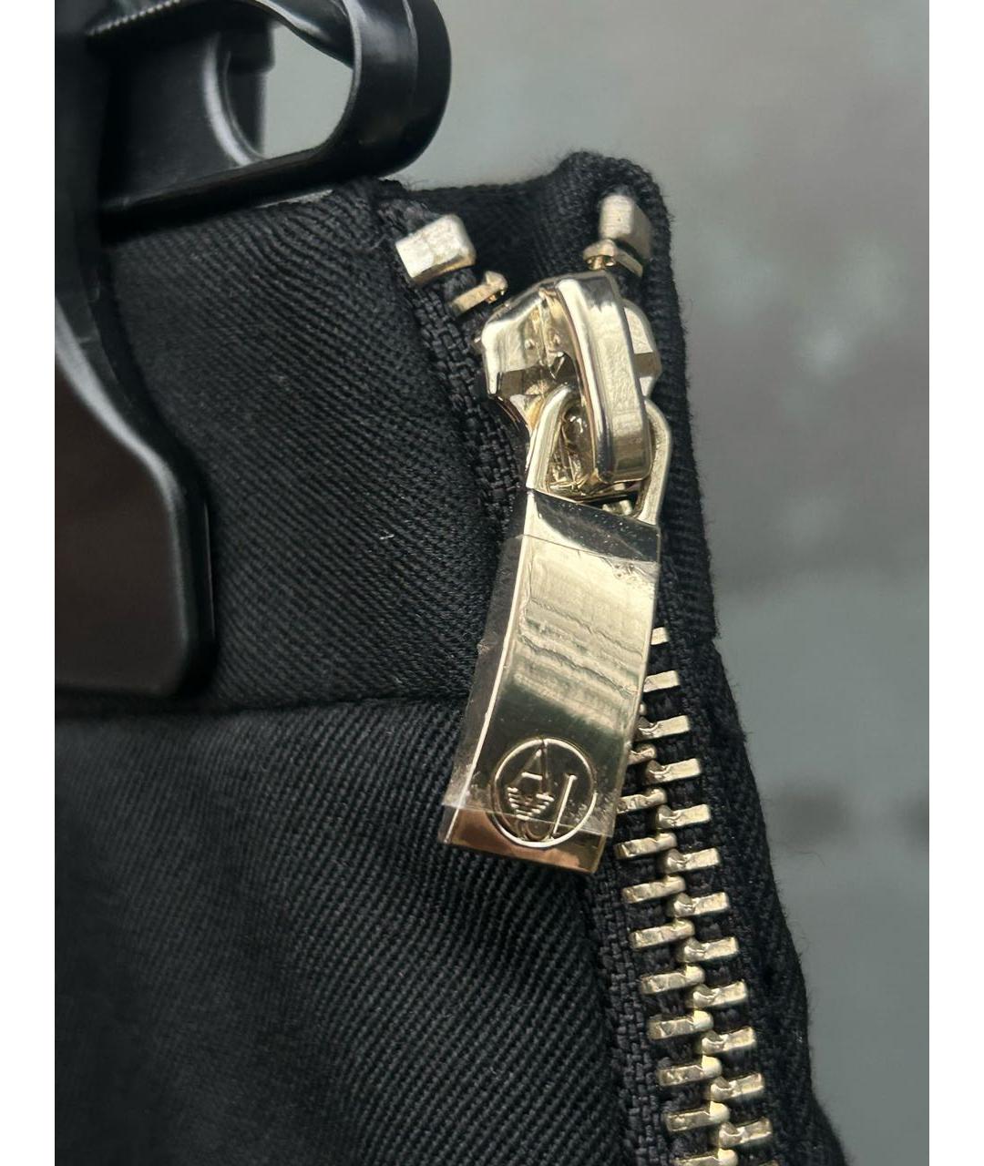 ARMANI JEANS Черная шерстяная юбка мини, фото 7