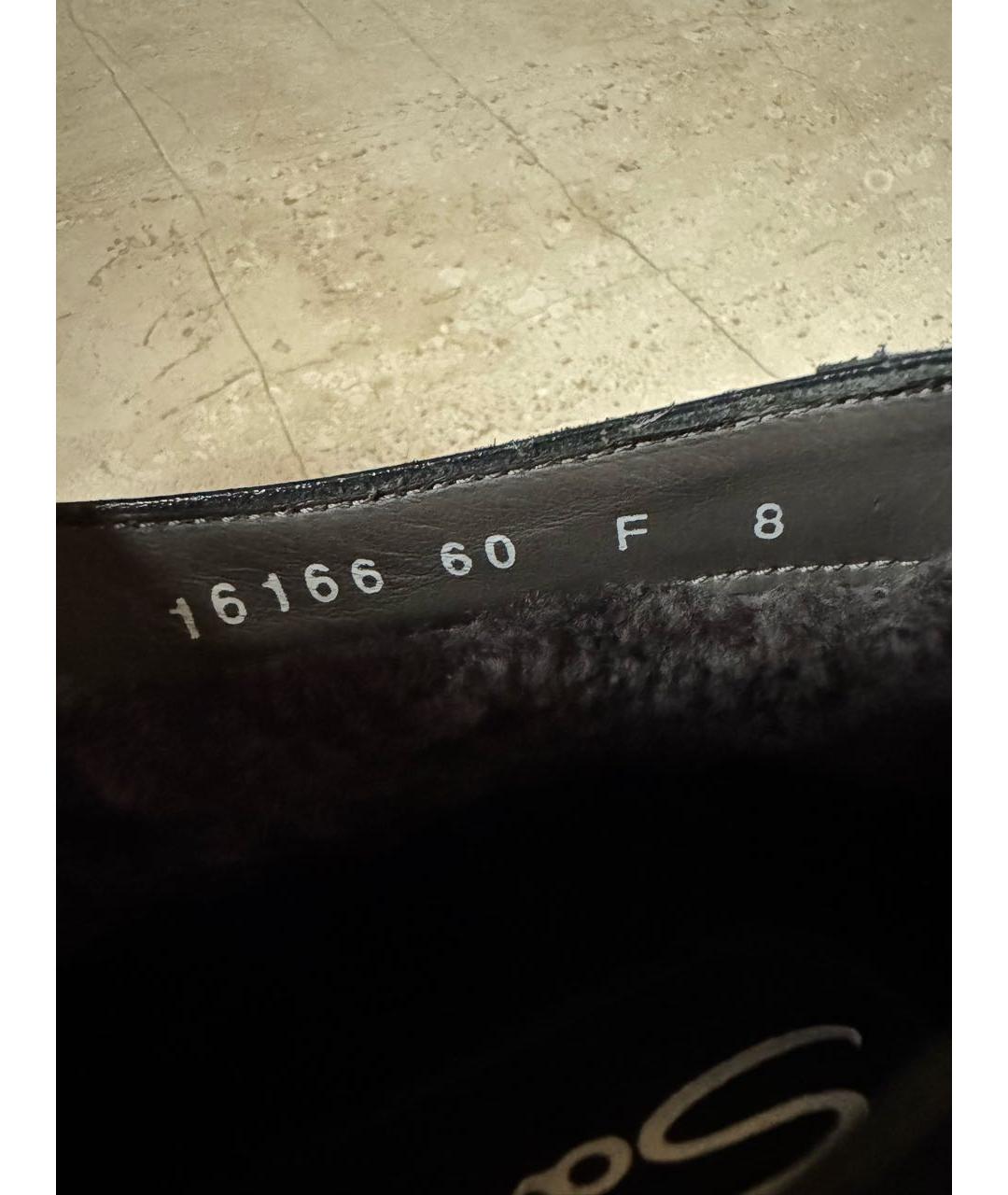 SANTONI Темно-синие замшевые лоферы, фото 5