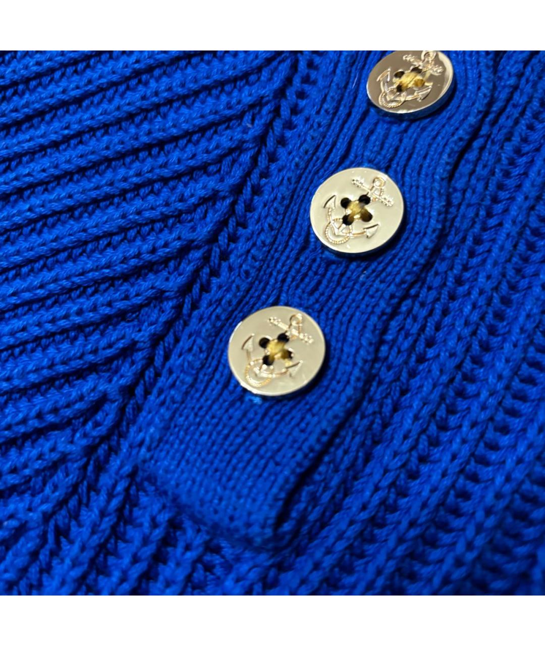 RALPH LAUREN Синий хлопковый джемпер / свитер, фото 4