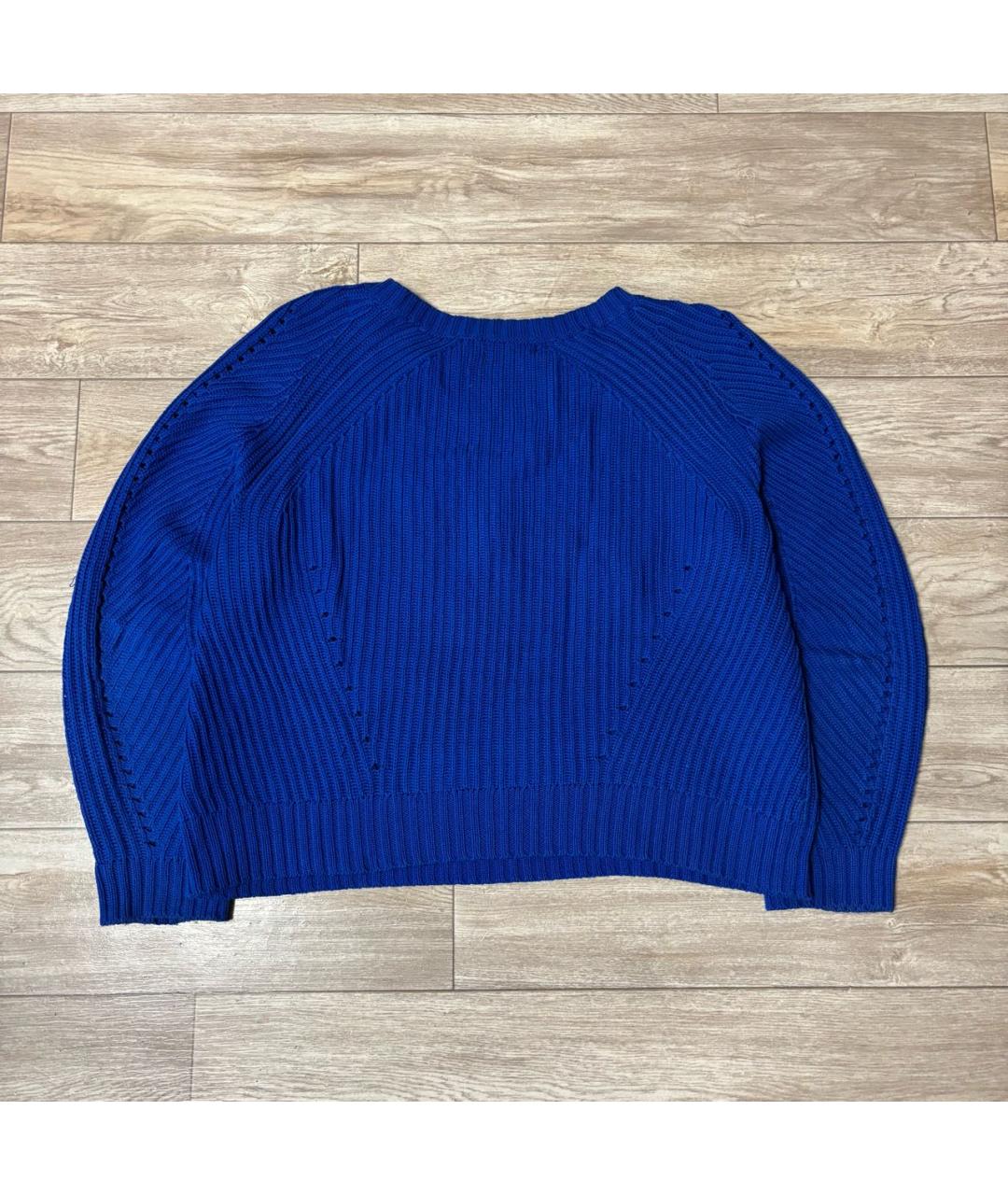 RALPH LAUREN Синий хлопковый джемпер / свитер, фото 7